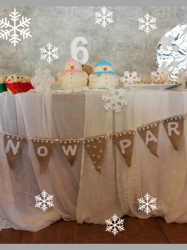 Snow party! Ένα πάρτι με θέμα το χιόνι στην καρδιά του χειμώνα