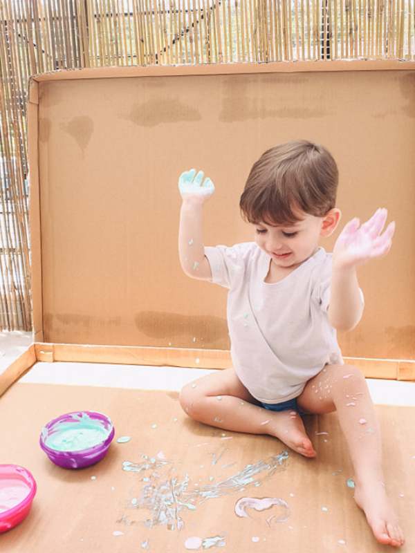 Φτιάξαμε βρώσιμη δαχτυλομπογιά με 2 υλικά – Video