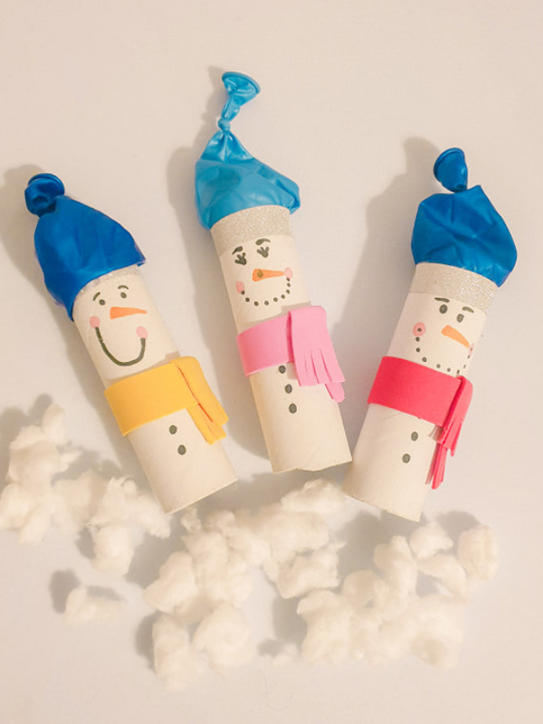 Χριστουγεννιάτικο παιχνίδι – Φτιάξαμε εκτοξευτήρες χιονιού