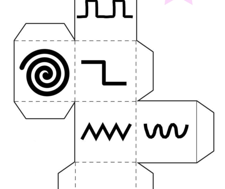 Δωρεάν εκτυπώσιμο ζάρι για πολλά παιχνίδια!